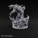 Rising Through Flame Fire Elemental — Skeleton