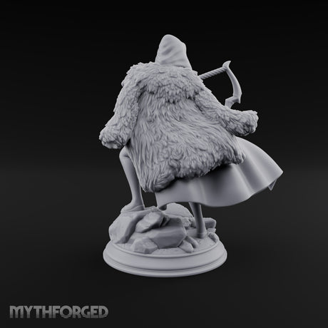 Taking Aim Human Ranger Miniature for Dungeons and Dragons, Pathfinder or other TTRPGs