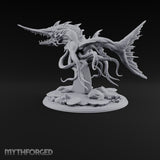 Older Than the Wreck Aboleth Swordfish-Snouted Tentacled Sea Horror on Coral Base