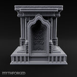 Silence Between the Pillars Gothic Pillared Tomb Shrine