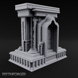 Silence Between the Pillars Gothic Pillared Tomb Shrine
