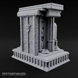 Silence Between the Pillars Gothic Pillared Tomb Shrine