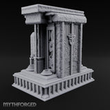 Silence Between the Pillars Gothic Pillared Tomb Shrine