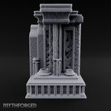 Silence Between the Pillars Gothic Pillared Tomb Shrine
