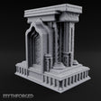 Silence Between the Pillars Gothic Pillared Tomb Shrine