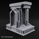 Silence Between the Pillars Gothic Pillared Tomb Shrine