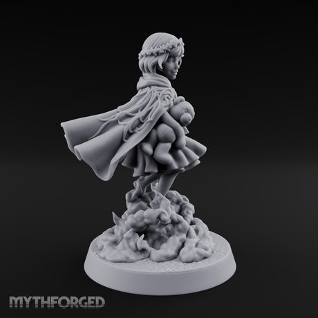 Clutching Comfort Ghost Children Miniature for Dungeons and Dragons, Pathfinder or other TTRPGs