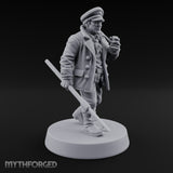 Pipe Lit, Hook Trailing Human Ship Captain