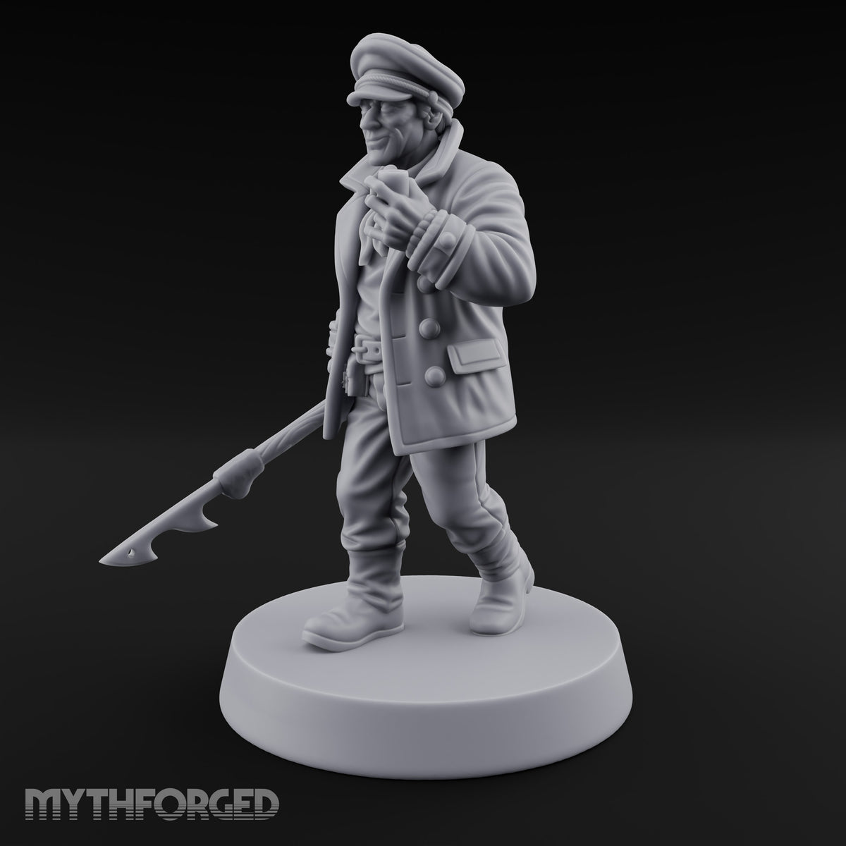 Pipe Lit, Hook Trailing Human Ship Captain
