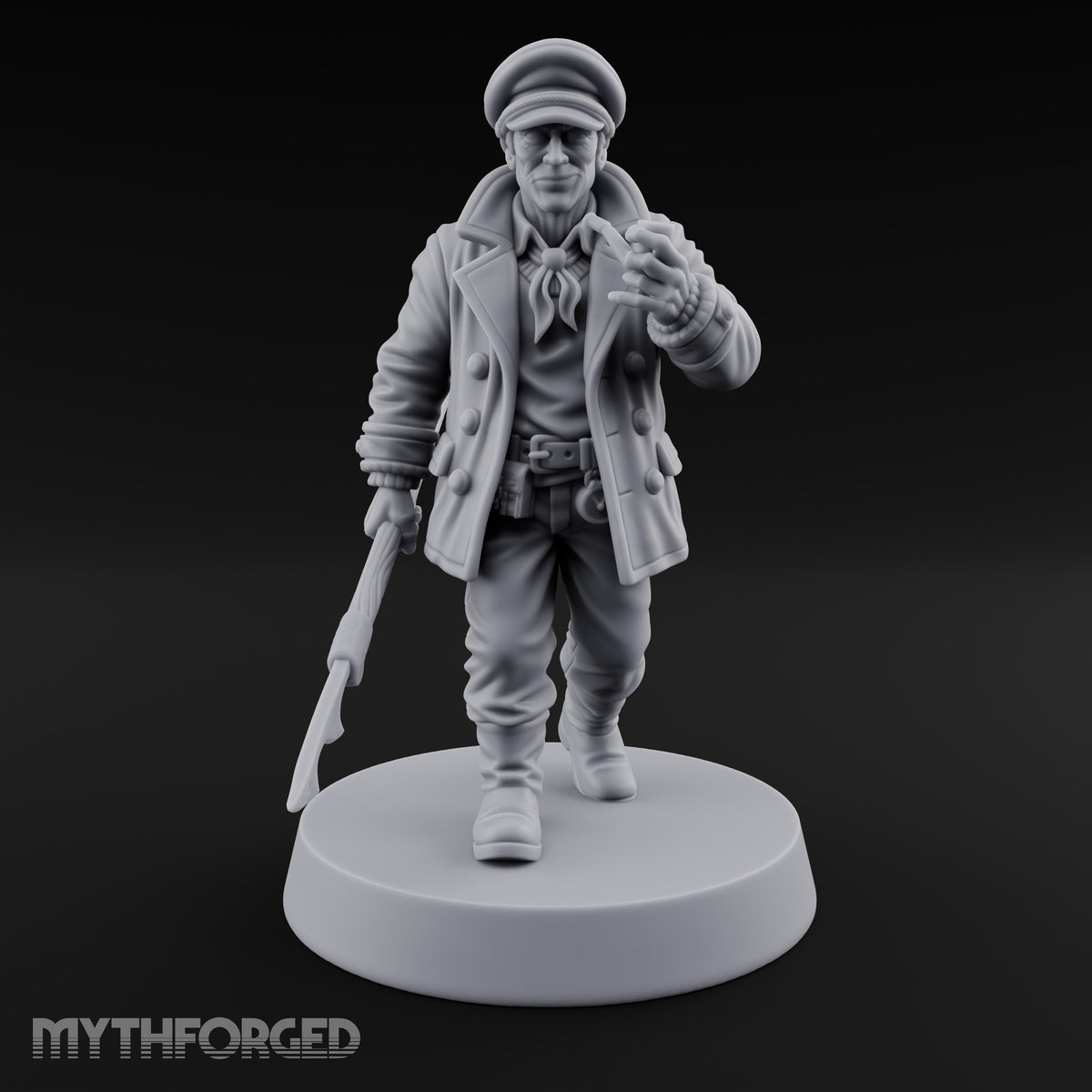 Pipe Lit, Hook Trailing Human Ship Captain