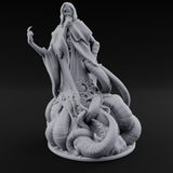 Writhing Beneath The Robes Eldritch Star Seer Miniature for Dungeons and Dragons, Pathfinder or other TTRPGs