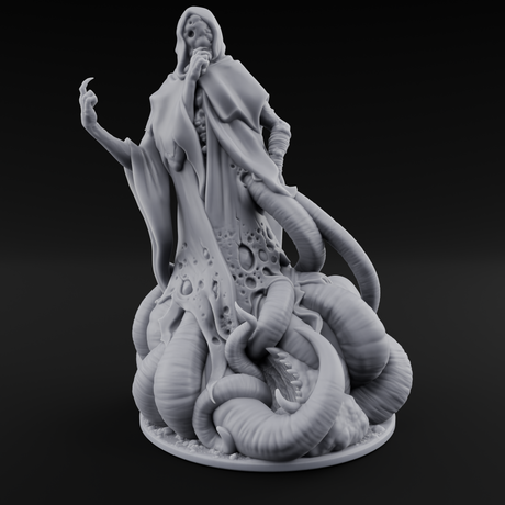 Writhing Beneath The Robes Eldritch Star Seer Miniature for Dungeons and Dragons, Pathfinder or other TTRPGs
