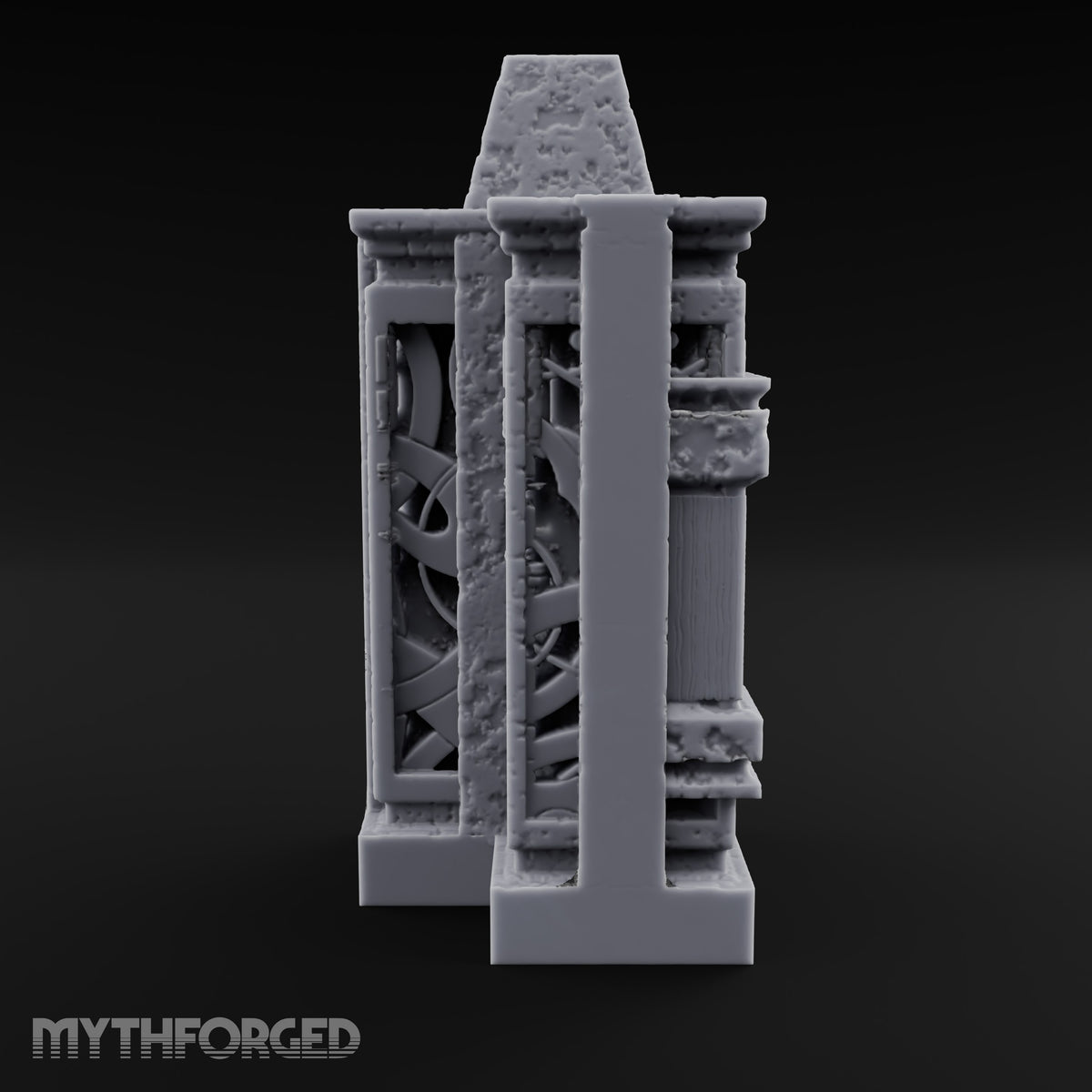 Filigree Fortifications Gothic Ornate Wall or Gate J