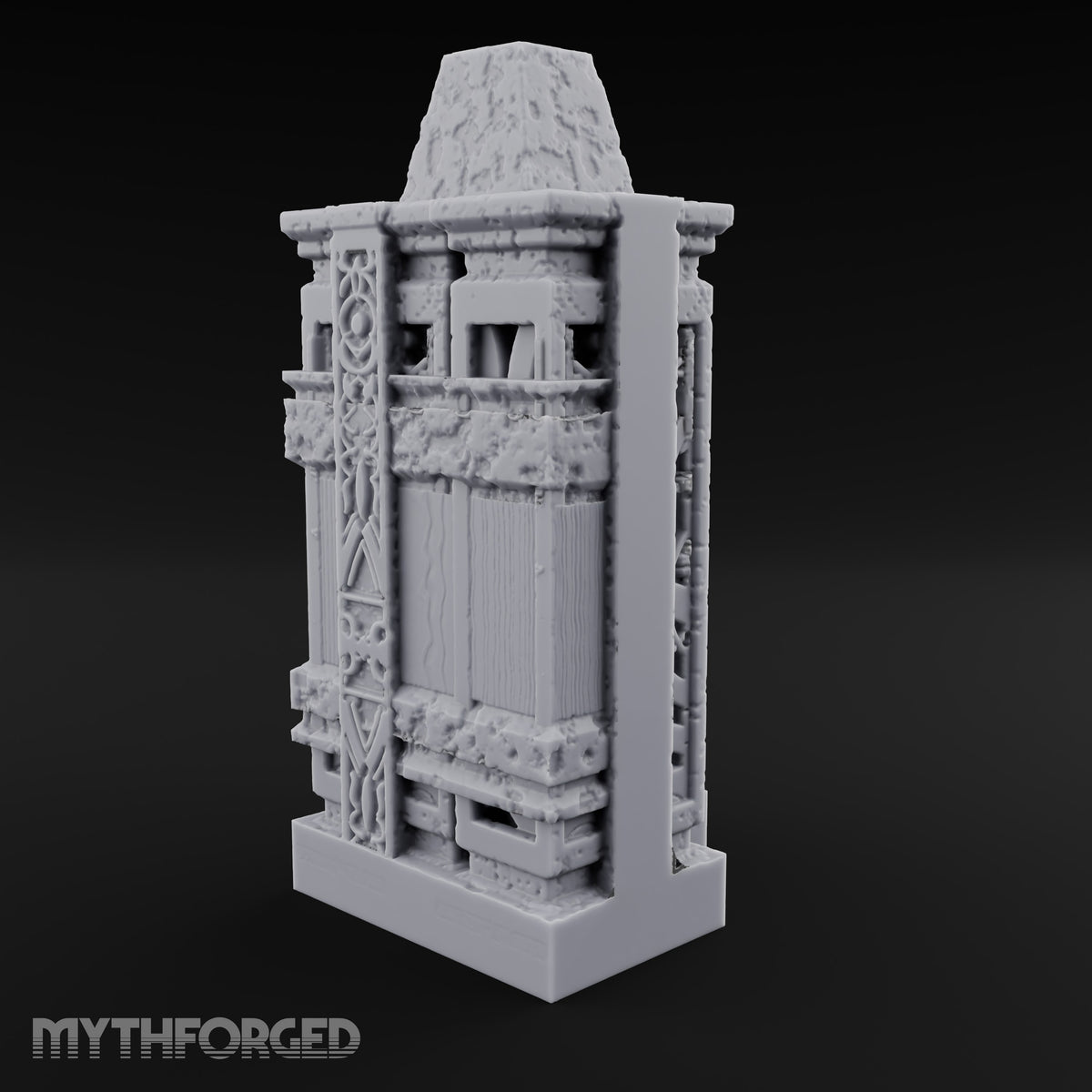 Filigree Fortifications Gothic Ornate Wall or Gate J