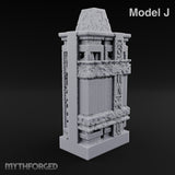 Filigree Fortifications Gothic Ornate Wall or Gate J