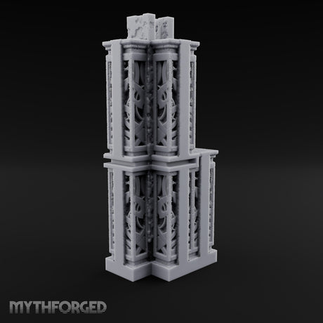 Filigree Fortifications Gothic Ornate Wall or Gate K