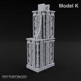 Filigree Fortifications Gothic Ornate Walls and Gates — K