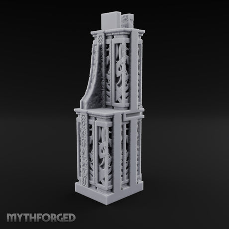 Filigree Fortifications Gothic Ornate Wall or Gate L