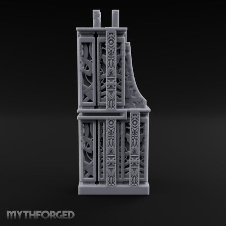 Filigree Fortifications Gothic Ornate Wall or Gate L