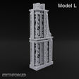 Filigree Fortifications Gothic Ornate Wall or Gate L