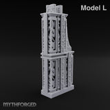 Filigree Fortifications Gothic Ornate Wall or Gate L