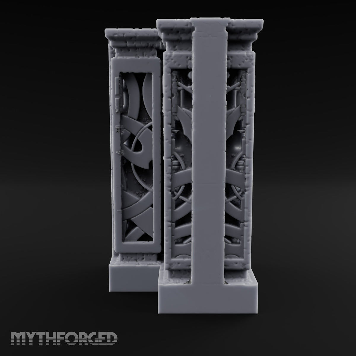 Filigree Fortifications Gothic Ornate Wall or Gate M