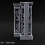 Filigree Fortifications Gothic Ornate Wall or Gate M