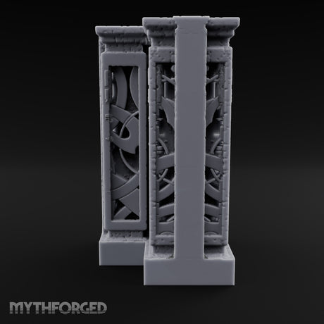 Filigree Fortifications Gothic Ornate Wall or Gate M