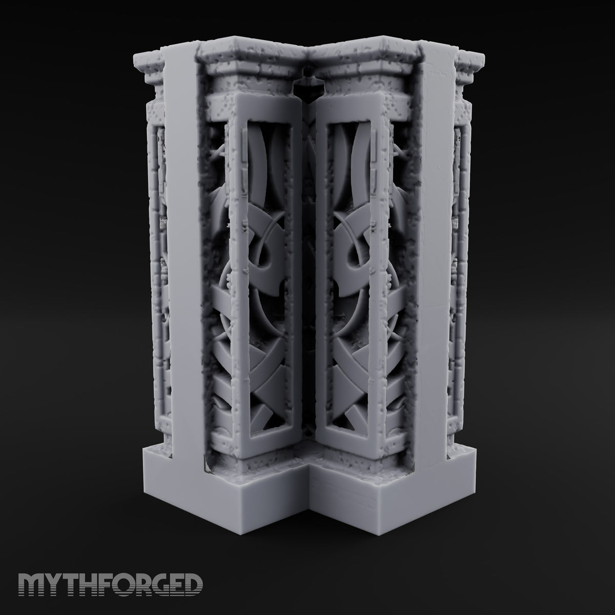 Filigree Fortifications Gothic Ornate Wall or Gate M