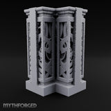 Filigree Fortifications Gothic Ornate Wall or Gate M