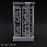 Filigree Fortifications Gothic Ornate Wall or Gate M