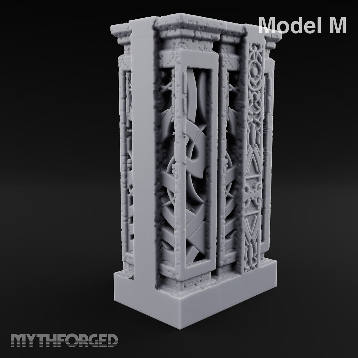 Filigree Fortifications Gothic Ornate Wall or Gate M