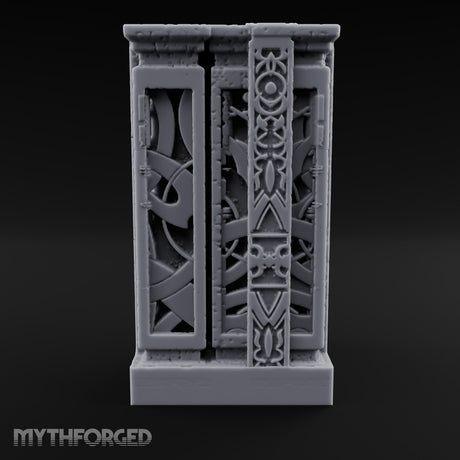 Filigree Fortifications Gothic Ornate Wall or Gate A