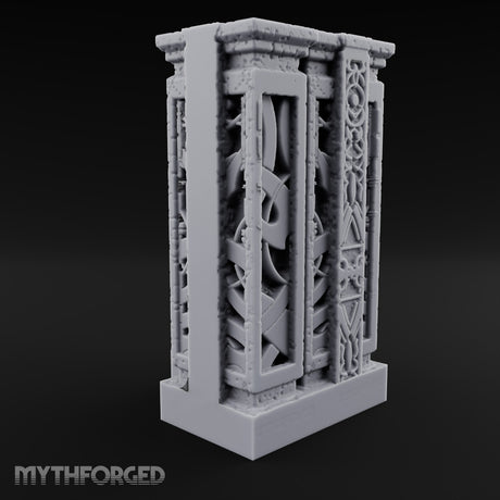 Filigree Fortifications Gothic Ornate Wall or Gate A