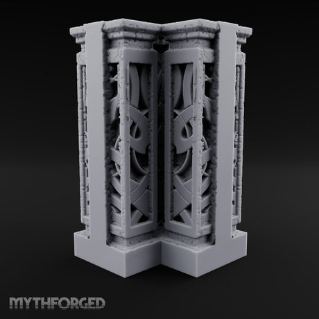 Filigree Fortifications Gothic Ornate Wall or Gate A