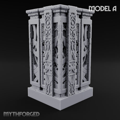 Filigree Fortifications Gothic Ornate Walls and Gates — A