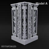 Filigree Fortifications Gothic Ornate Wall or Gate A