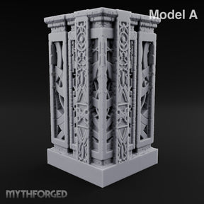 Filigree Fortifications Gothic Ornate Wall or Gate A