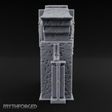 Filigree Fortifications Gothic Ornate Walls and Gates — B