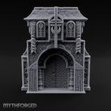 Filigree Fortifications Gothic Ornate Wall or Gate B