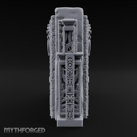 Filigree Fortifications Gothic Ornate Walls and Gates — C