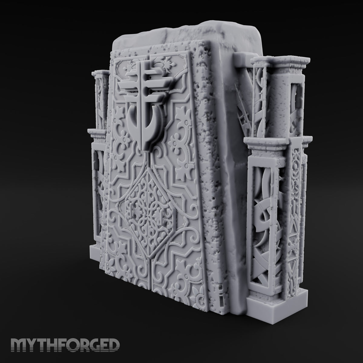 Filigree Fortifications Gothic Ornate Wall or Gate C