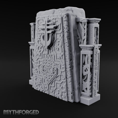 Filigree Fortifications Gothic Ornate Wall or Gate C