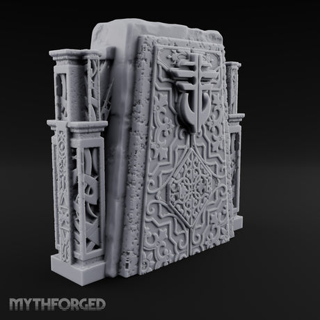 Filigree Fortifications Gothic Ornate Wall or Gate C