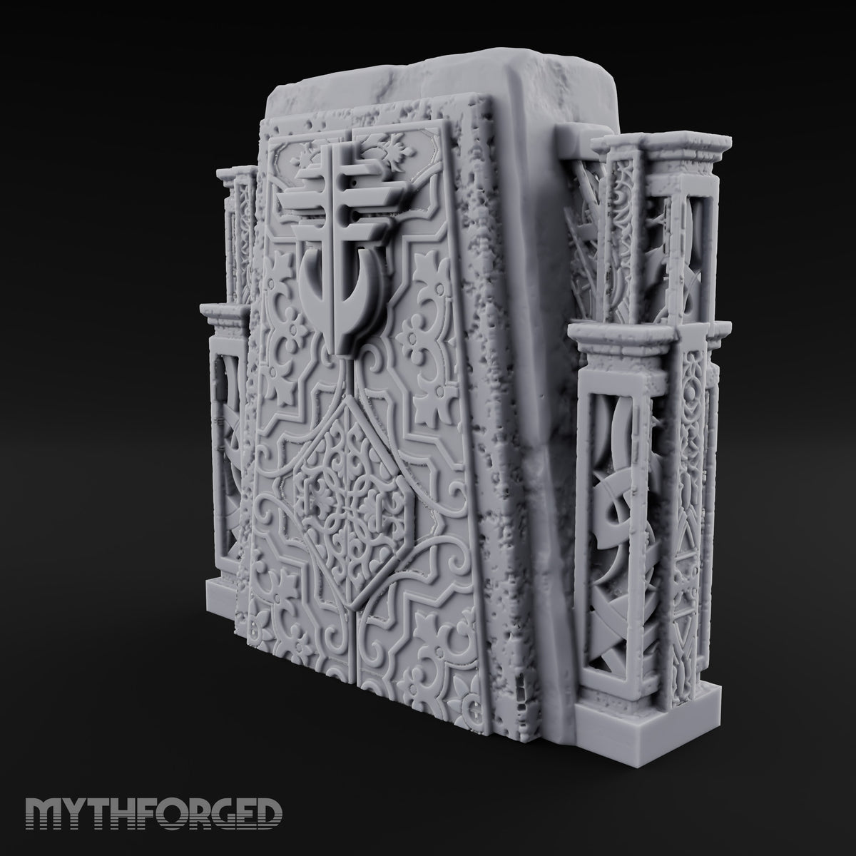 Filigree Fortifications Gothic Ornate Wall or Gate C