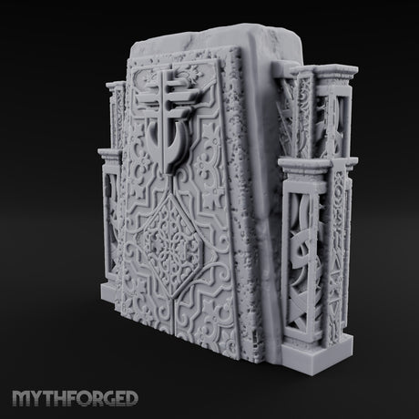 Filigree Fortifications Gothic Ornate Wall or Gate C