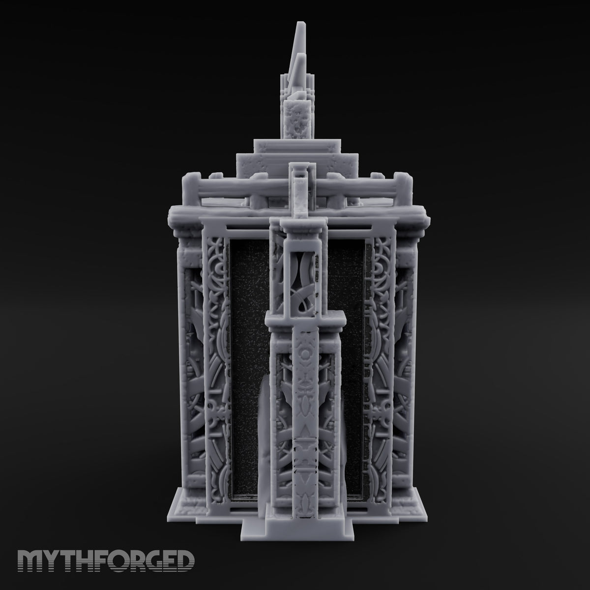 Filigree Fortifications Gothic Ornate Walls and Gates — D
