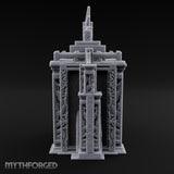 Filigree Fortifications Gothic Ornate Walls and Gates — D