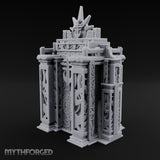 Filigree Fortifications Gothic Ornate Wall or Gate D
