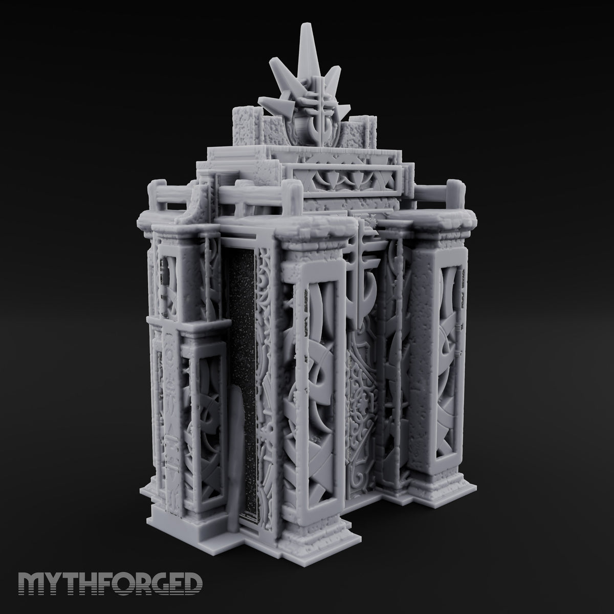Filigree Fortifications Gothic Ornate Wall or Gate D